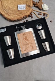 تصویر هیپفلاسک nbco مدل جانی واکر 