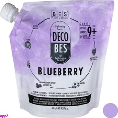 تصویر پودر دکلره بس مدل بلوبری وزن ۵۰۰ گرم 