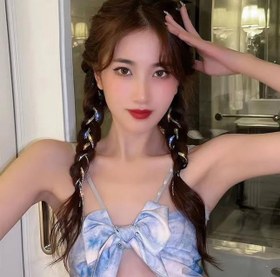 تصویر ریسه مو نگینی 