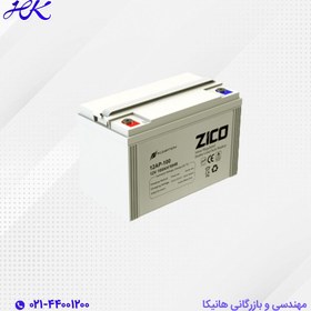 تصویر باتری یو پی اس زیکو ۱۰۰ آمپر ۱۲ ولت 