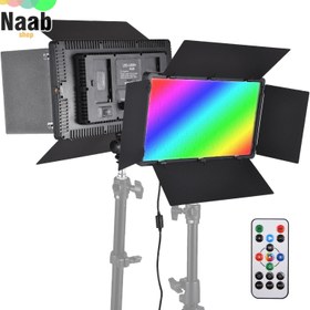 تصویر پنل نور ال ای دی آر جی بی Professional photox LED U600 RGB(توان 50 وات)(نور ساده و RGB) 