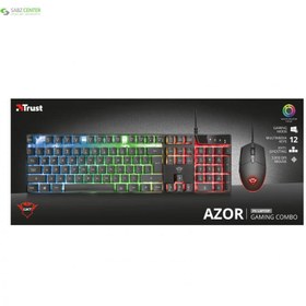 تصویر کیبورد و ماوس گیمینگ تراست مدل GXT 838 Azor Trust GXT 838 Azor Keyboard and Mouse