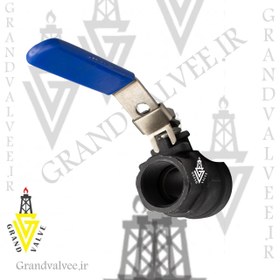 تصویر شیرگازی 2000وگ "3/4 اینچ فولادی دو تیکه رزوه ای BALL VALVE 3/4" WCB 2000WOG 2PC NPT