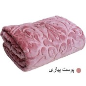 تصویر پتو ضخیم گلبافت برتر یک نفره اصل - پوست پیازی (کالباسی) 