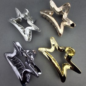 تصویر کلیپس ستاره دو رنگ 