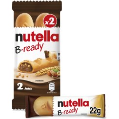 تصویر بیسکویت شکلات نوتلا بی ردی 2 عددی Nutella B-Ready 