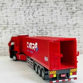 تصویر تریلی با کانتینر 