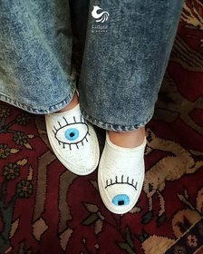 تصویر گیوه طرح چشم - 