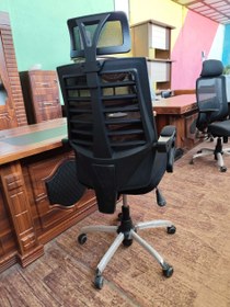 تصویر صندلی گردان پشت توری m11 swivel chair m11