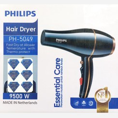 تصویر سشوار فیلیپس مدل PH-5049 ظرفیت ۹۵۰۰ وات موتور سنگین 