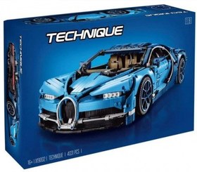 تصویر ساختنی لپین طرح ماشین بوگاتی شیرون ایتم::x19002 Lepin 20086 Bugatti Chiron Technic Building