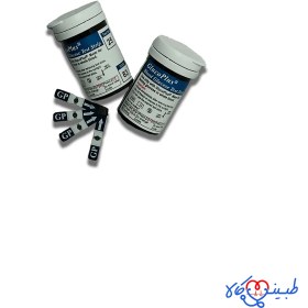 تصویر نوار تست قند خون گلوکو پلاس بسته 50 عددی ا gluco plus test strip gluco plus test strip