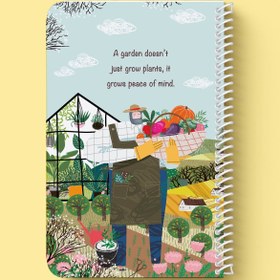 تصویر دفتر خط دار سیمی " ‌Garden " 