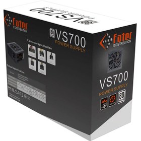 تصویر منبع تغذیه کامپیوتر فاطر مدل Fater VS700 80Plus توان 700 وات منبع تغذیه کامپیوتر فاطر مدل fater vs700 80plus توان 700_244767