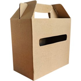 تصویر جعبه دسته دار ۲۰.۵ - ۱۱.۵ - ۱۹ فتیر یک کیلویی، ۵۰ عددی