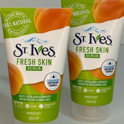تصویر اسکراپ صورت St.ives زرد الو 