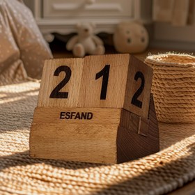 تصویر تقویم رومیزی مکعبی 