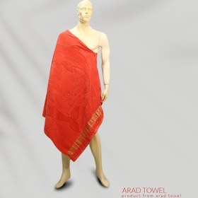 تصویر حوله حمام بزرگ دلفین 