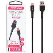 تصویر کابل شارژ تسکو میکرو مدل TCA 105 TSCO TCA 105 MicroUSB Cable