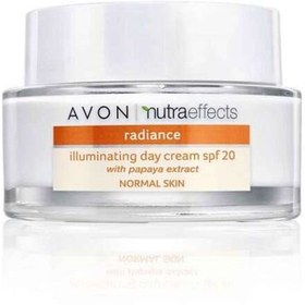 تصویر کرم آبرسان روزانه Avon Nutra Effects Rediance باSPF20 مناسب پوست نرمال آون 50 میل 