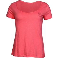 تصویر تی شرت آستین کوتاه زنانه صورتی برند hummel 5002621060 ا T-shirt T-shirt