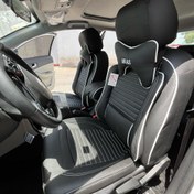 تصویر روکش صندلی خودرو طرح پلاس چرم 