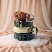 تصویر کمربند نوزادی تمام چرم طبیعی کمربندی بچگانه چرم طبیعی