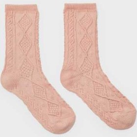 تصویر جوراب استرادیواریوس با کد 0781/011/149 ( Argyle socks ) ا جوراب زنانه استرادیواریوس جوراب زنانه استرادیواریوس