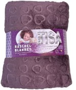 تصویر پتو تیسا یک نفره بنفش 