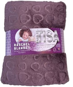 تصویر پتو تیسا یک نفره بنفش 