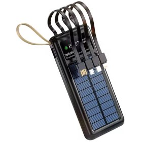 تصویر پاوربانک خورشیدی Manoson P-09 ظرفیت ۲۰۰۰۰mAh 