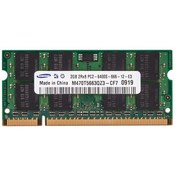 تصویر رم لپ تاپ DDR2 سامسونگ با ظرفیت 2 گیگابایت و فرکانس 800 مگاهرتز Samsung DDR2 6400s 800MHz 2GB Laptop Memory