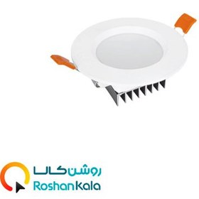 تصویر پنل ال ای دی پارس شعاع توس مدل سولاریس ۹ وات دایره ای 