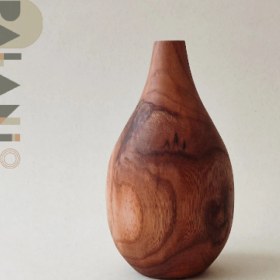 تصویر گلدان چوبی مدرن مدل کاچ کوچک 