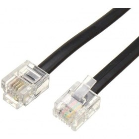 تصویر سیم تلفن ۵ متری سوکت دار 