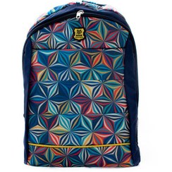 تصویر کوله فانتزی بالا زیپ مخفی طرحدار 