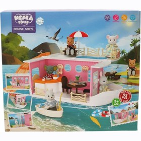 تصویر اسباب بازی رستوران قایق دریایی مدل خرگوش 