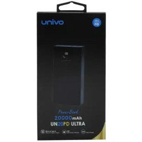 تصویر پاوربانک یونیوو مدل UN20 PD Ultra ظرفیت 20000 میلی آمپر 