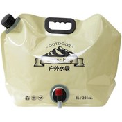 تصویر گالن آب کمپینگ ۸ لیتری تاشو 