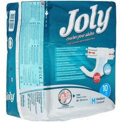 تصویر پوشینه چسبی بزرگسال جولی سایز متوسط 10 عددی 