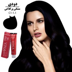 تصویر رنگ مو والانسی مدل C1 حجم ۱۲۵ میلی لیتر مشکی پرکلاغی 