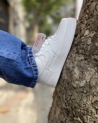 تصویر نایکی ایرفورس 1 سفید || Nike Airforce 1 White Nike Airforce 1 White