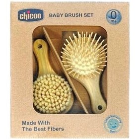 تصویر شانه برس چوبی ۲ تکه چیکو کپی chicco