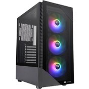 تصویر کیس کامپیوتر Thermaltake View 200 TG ARGB - شاسی مید تاور - سیاه 