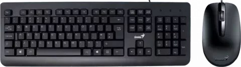 تصویر کیبورد و ماوس با سیم جنیوس مدل KM-160 Genius KM-160 Wired Keyboard and Mouse