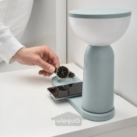 تصویر لامپ ال ای دی موبایل با شارژ بی سیم ایکیا مدل IKEA BETTORP IKEA BETTORP