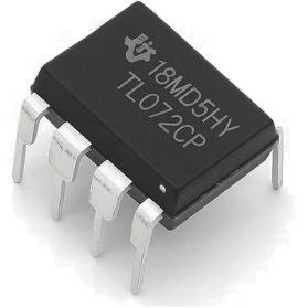 تصویر آی سی تقویت کننده TL072CP پکیج DIP-8 