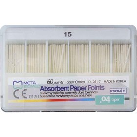 تصویر کن کاغذی ۴ درصد متا Absorbent paper points 4%