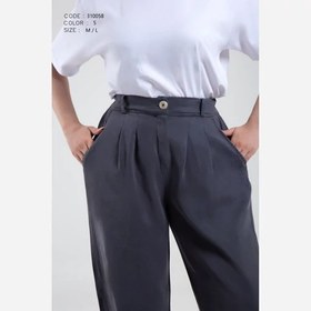 تصویر شلوار بگ سیلک مشکی 