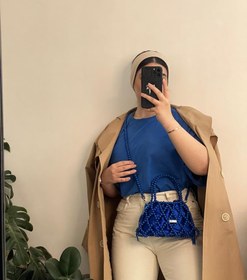 تصویر کیف مرواریدی بگ دار Pearl bag